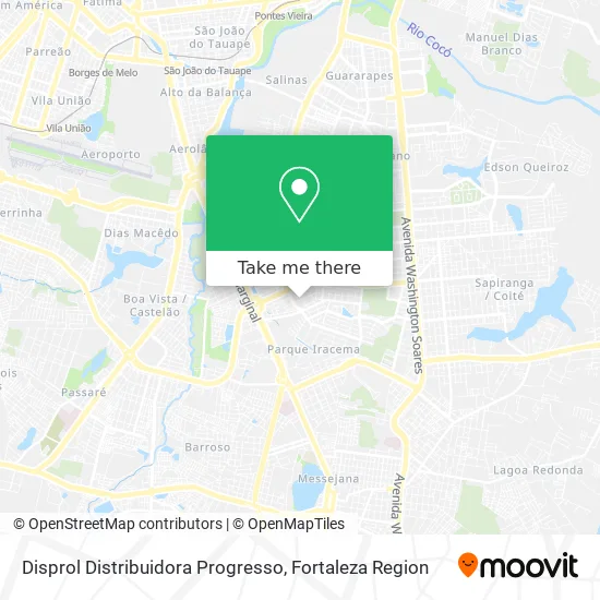Disprol Distribuidora Progresso map