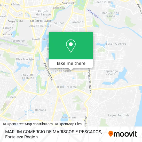 MARLIM COMERCIO DE MARISCOS E PESCADOS map