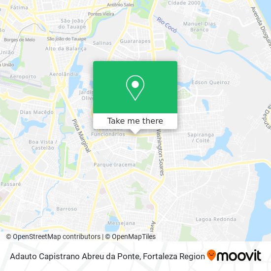 Adauto Capistrano Abreu da Ponte map