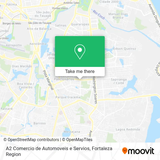 A2 Comercio de Automoveis e Servios map