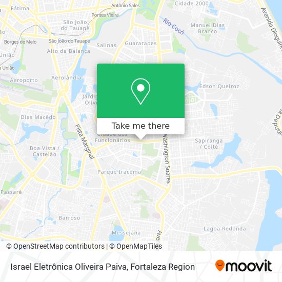 Israel Eletrônica Oliveira Paiva map