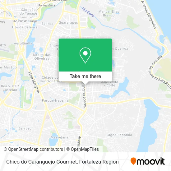 Chico do Caranguejo Gourmet map