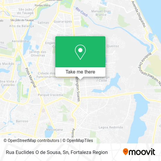 Rua Euclides O de Sousa, Sn map
