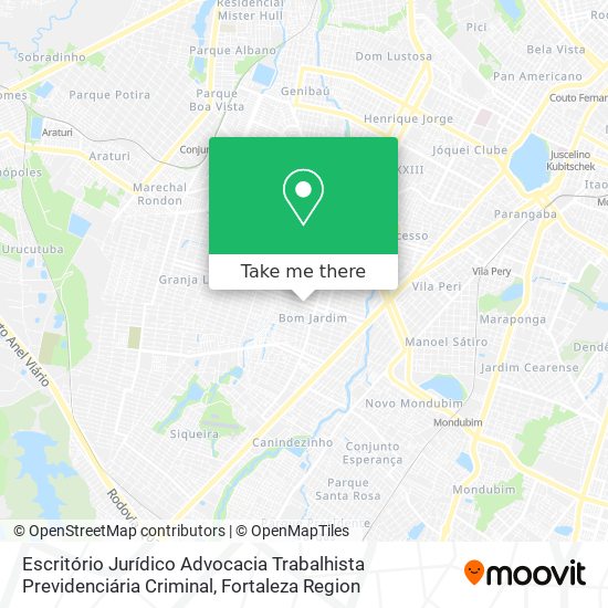 Escritório Jurídico Advocacia Trabalhista Previdenciária Criminal map