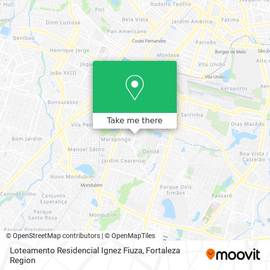 Loteamento Residencial Ignez Fiuza map