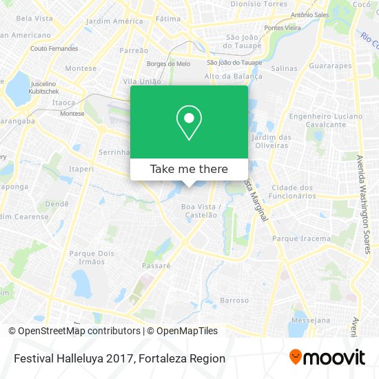 Festival Halleluya 2017 map