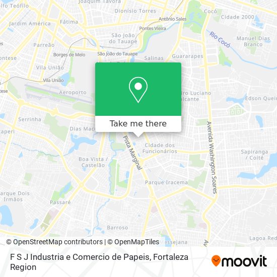 F S J Industria e Comercio de Papeis map