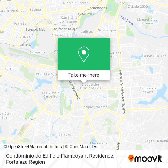 Condominio do Edificio Flamboyant Residence map