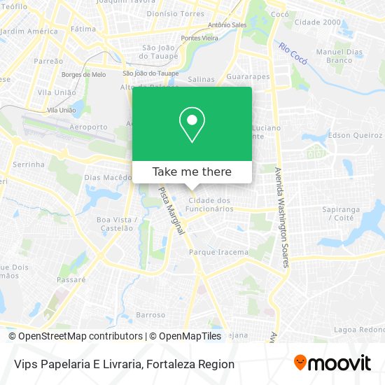 Vips Papelaria E Livraria map