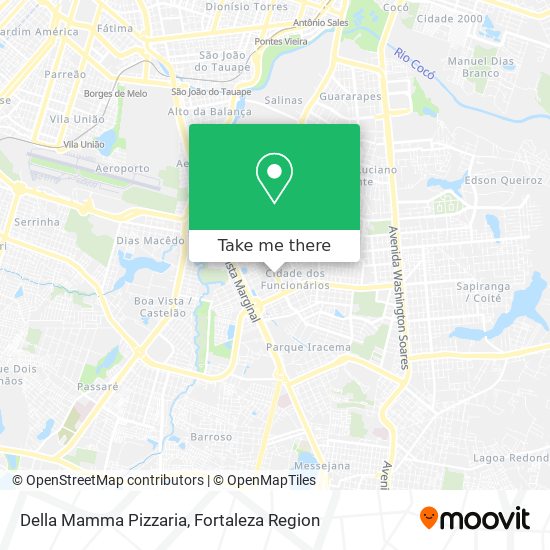 Della Mamma Pizzaria map
