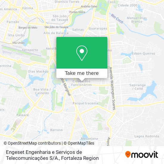 Engeset Engenharia e Serviços de Telecomunicações S / A. map