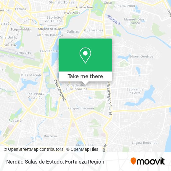Nerdão Salas de Estudo map