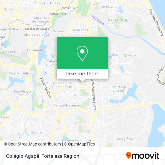 Colégio Agapê map