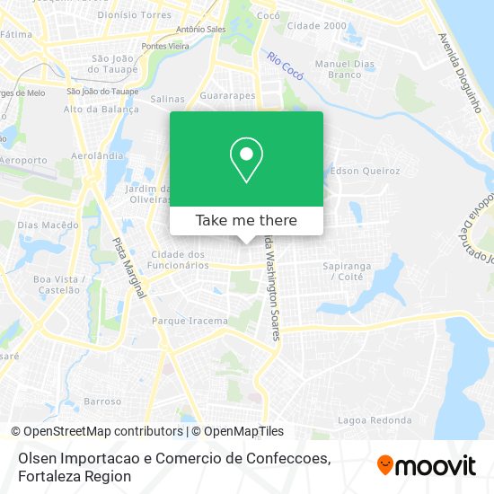 Olsen Importacao e Comercio de Confeccoes map