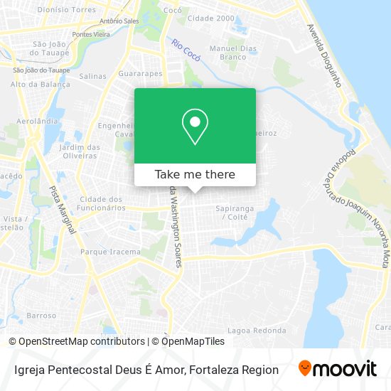 Igreja Pentecostal Deus É Amor map