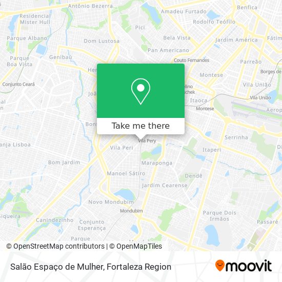 Salão Espaço de Mulher map