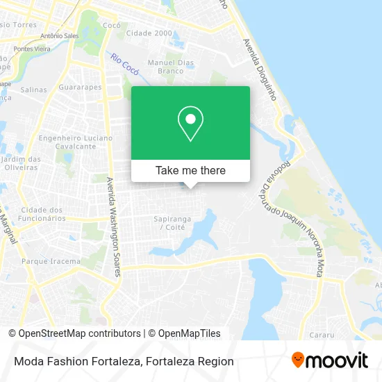 Moda Fashion Fortaleza map