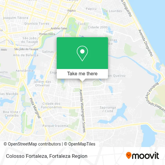 Colosso Fortaleza map
