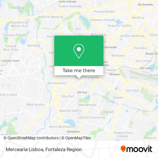 Mercearia Lisboa map