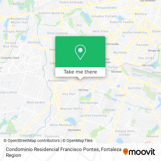 Condominio Residencial Francisco Pontes map