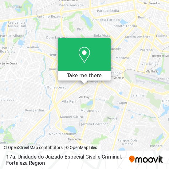 17a. Unidade do Juizado Especial Cível e Criminal map