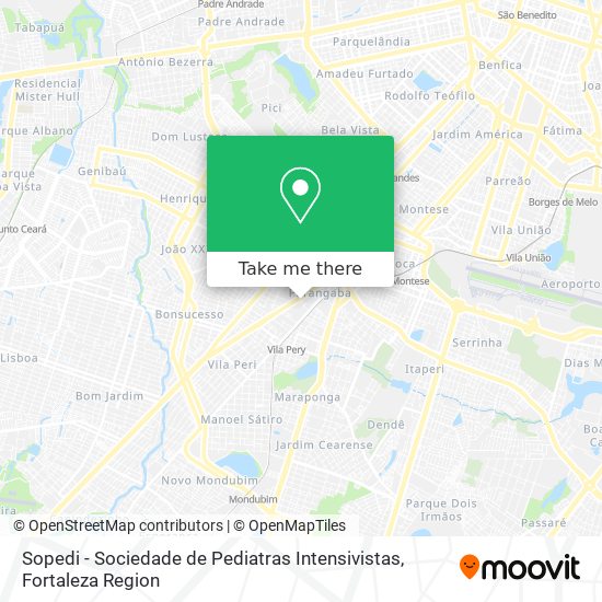 Mapa Sopedi - Sociedade de Pediatras Intensivistas