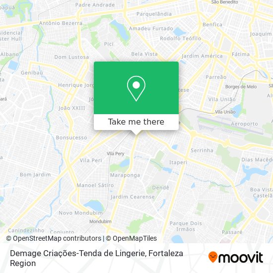 Demage Criações-Tenda de Lingerie map