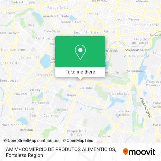 AMIV - COMERCIO DE PRODUTOS ALIMENTICIOS map