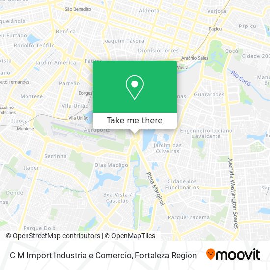 C M Import Industria e Comercio map