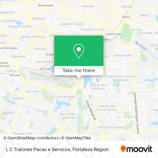 L C Tratores Pecas e Servicos map