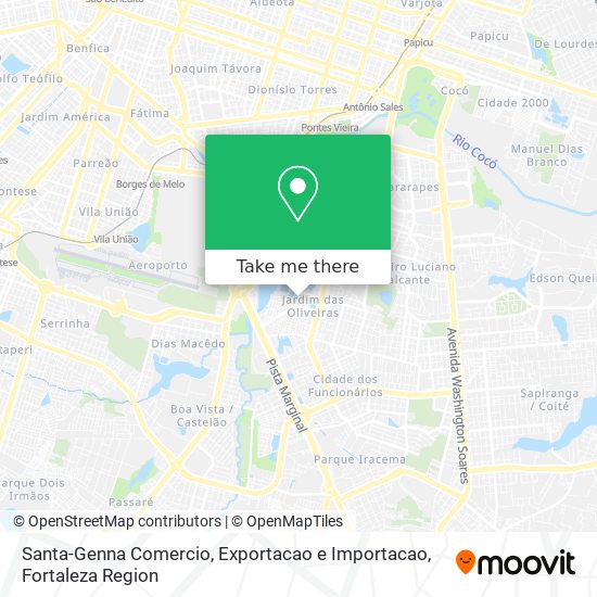 Santa-Genna Comercio, Exportacao e Importacao map