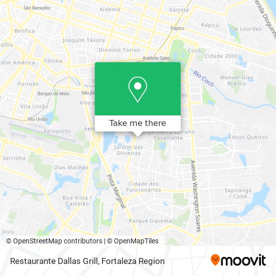 Restaurante Dallas Grill map