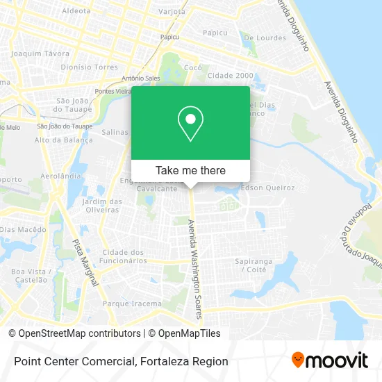 Point Center Comercial map
