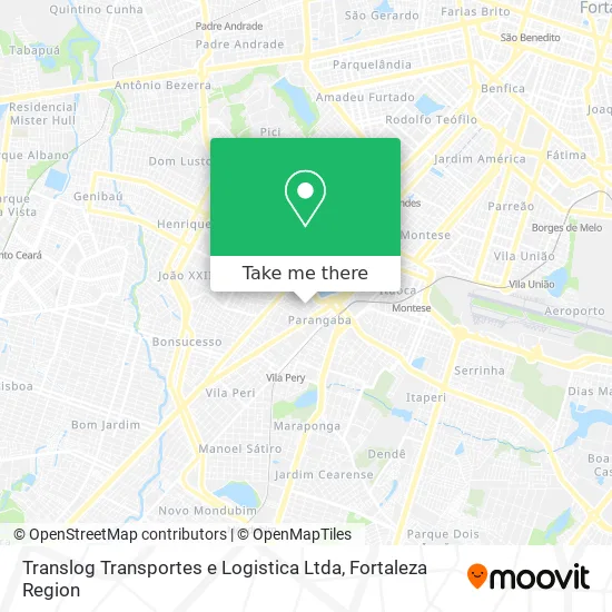 Translog Transportes e Logistica Ltda map