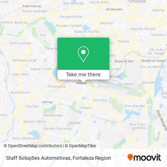 Staff Soluções Automotivas map