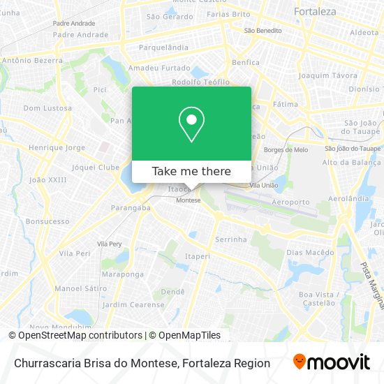 Churrascaria Brisa do Montese map