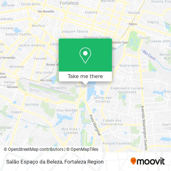 Salão Espaço da Beleza map