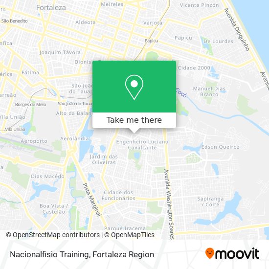 Nacionalfisio Training map