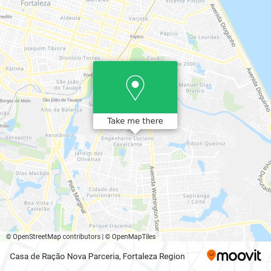Casa de Ração Nova Parceria map