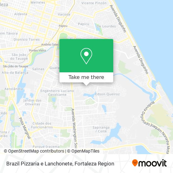 Brazil Pizzaria e Lanchonete map