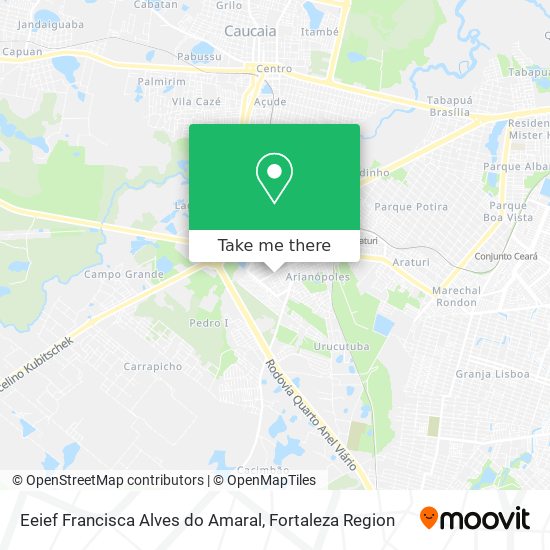 Eeief Francisca Alves do Amaral map