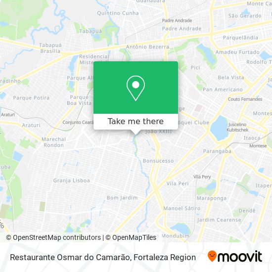 Mapa Restaurante Osmar do Camarão