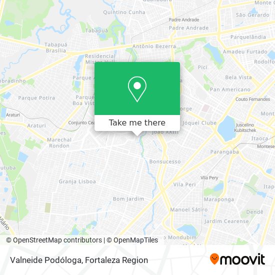 Valneide Podóloga map
