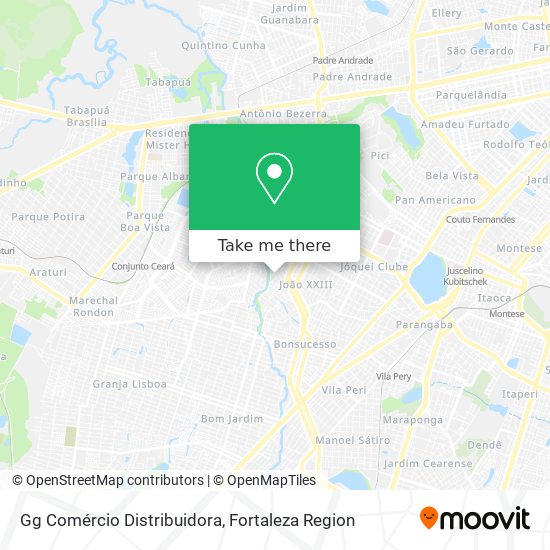 Gg Comércio Distribuidora map
