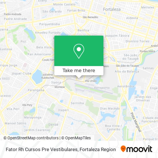 Fator Rh Cursos Pre Vestibulares map
