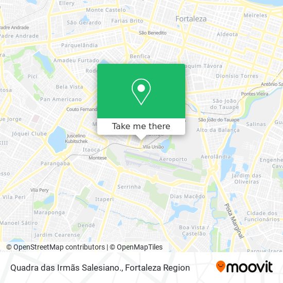 Quadra das Irmãs Salesiano. map