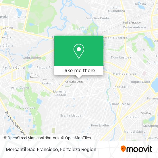 Mercantil Sao Francisco map