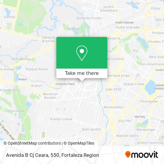 Avenida B Cj Ceara, 550 map