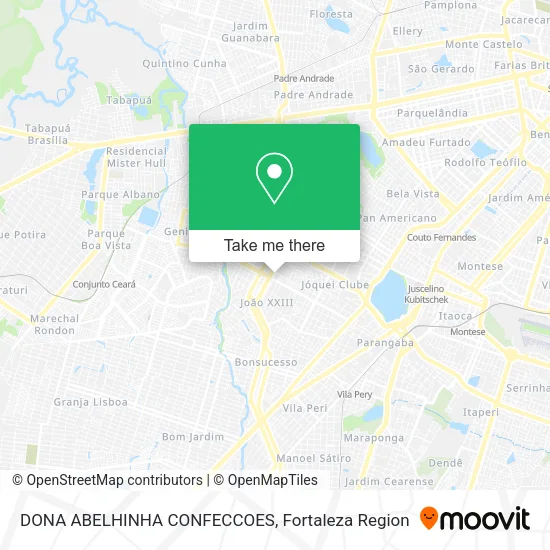 DONA ABELHINHA CONFECCOES map