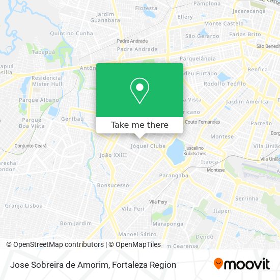 Jose Sobreira de Amorim map